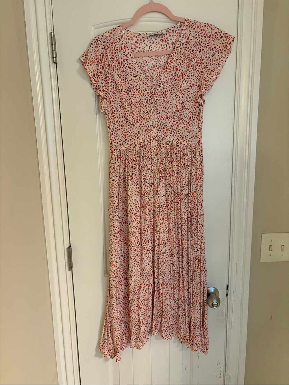 Petal & Pup EVELLA DRESS in color rust size medium